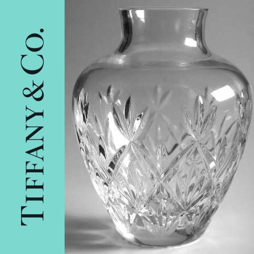 Tiffany Crystal Vase “Sybil” Pattern